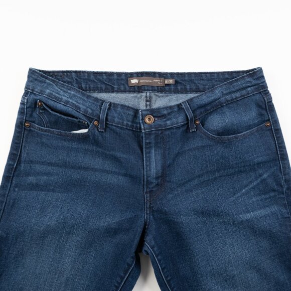 LEVI'S Demi Curve dark wash skinny jeans size 16 / 33 - Picture 4 of 9